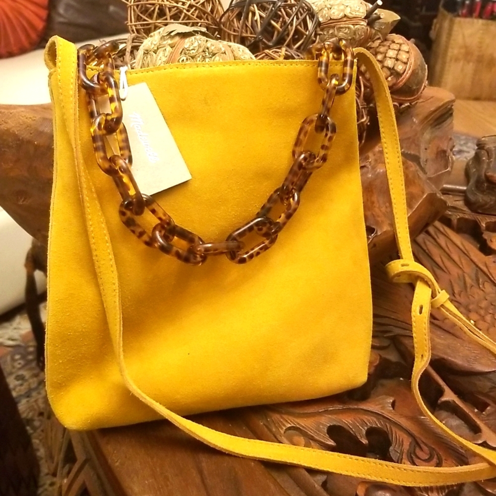 Madewell suede Crossbody bag